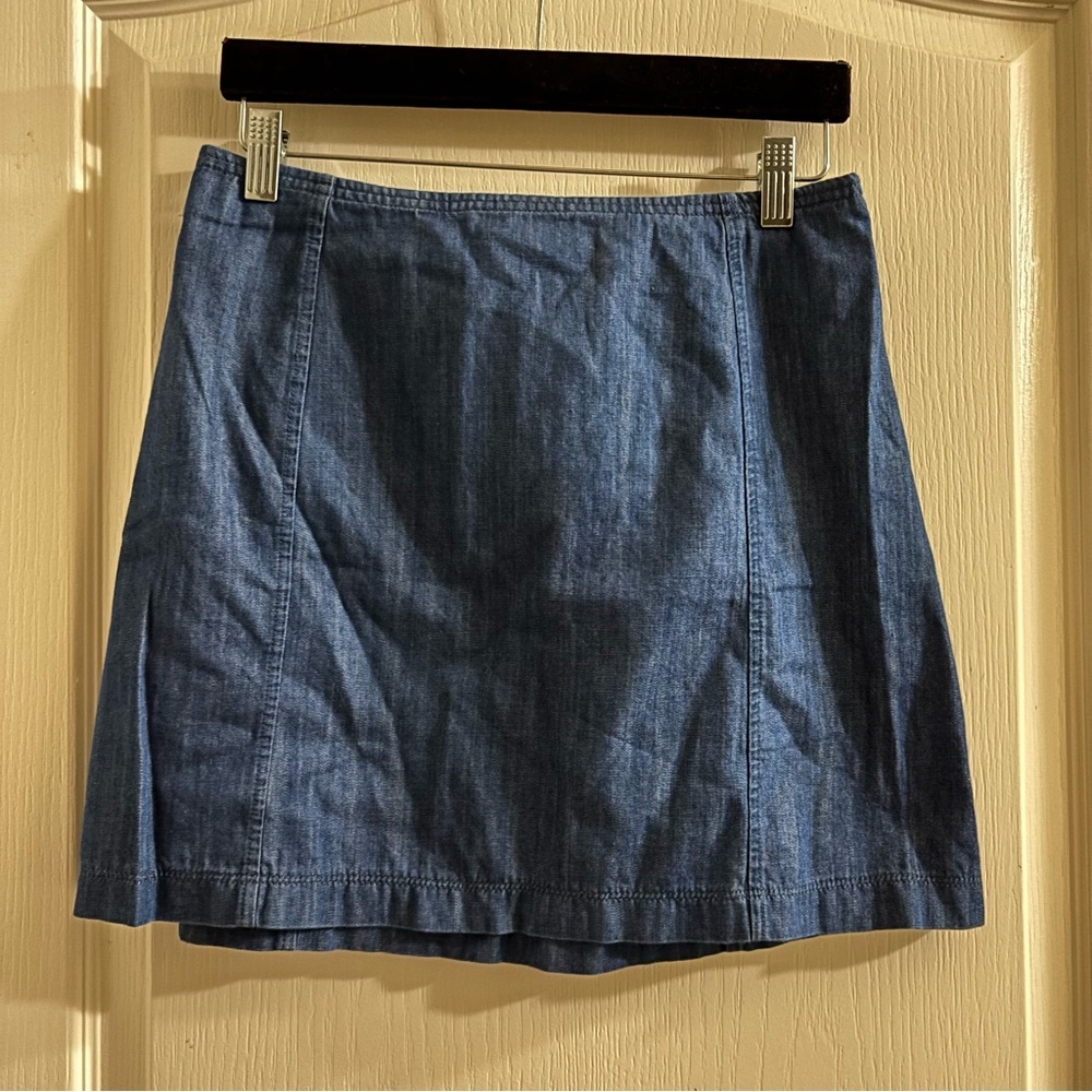 Hollister Indigo Denim Mini Skirt
